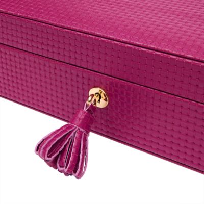 Charlotte Leather Jewelry Box