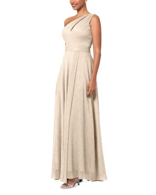 One Shoulder Evening Gown