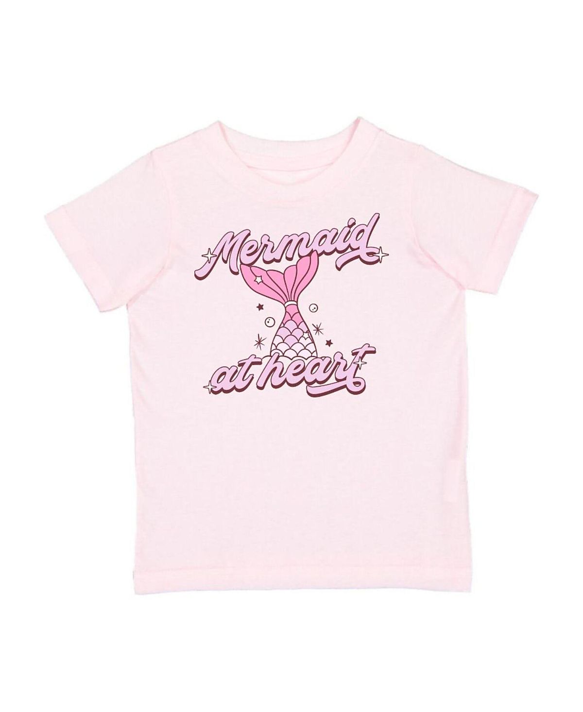 Sweet Wink Girls' Mermaid At Heart Short Sleeve T-Shirt - Baby, Little Kid, Big Kid