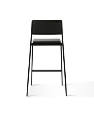 Gale Performance Faux Leather Stackable Stool, Set of 2