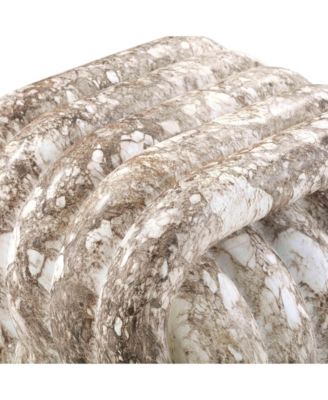 Love Knot Faux Indoor / Outdoor Accent Stool