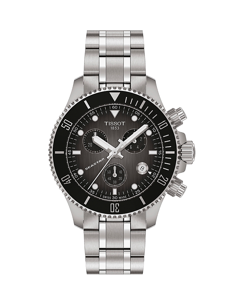 Tissot Seastar 1000 Quartz Chronograph Watch, 38mm In Silver