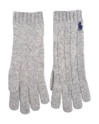Wool & Cashmere Classic Cable Gloves