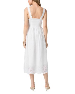 Riesling Eyelet Midi Dress