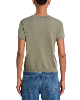 Short Sleeve Crewneck Sweater