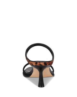 Women's Alondely Calf Hair Kitten Heel Sandals