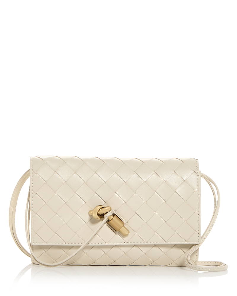 Bottega Veneta Andiamo Intrecciato Leather Crossbody Bag