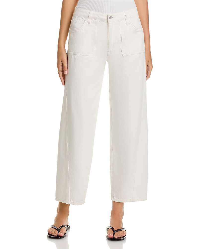 Sanctuary District High Rise Column Ankle Jeans in Washed Sandstone