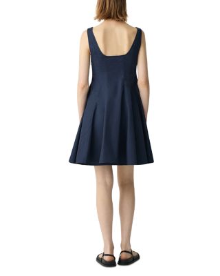 Sleeveless Poplin Mini Dress