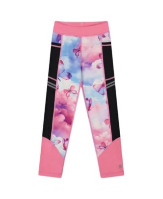 Deux par Deux - Girls' Printed Athletic Leggings - Little Kid