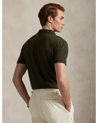 Custom Slim Fit Mesh Polo Shirt