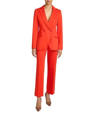 ROWAN Double Breasted Two-Button Jacket in Stretch Cotton