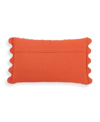 Portia Embroidered Cotton Flex 20 x 12 inch Accent Cushion