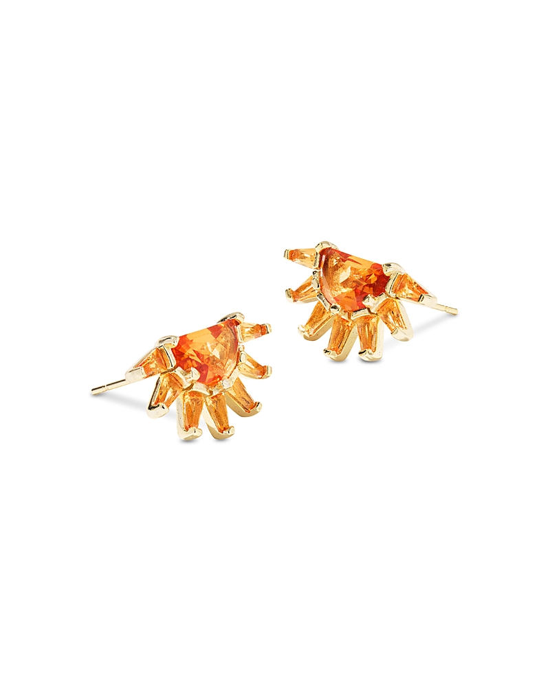 Kendra Scott Gold-tone Samantha Sun Stud Earrings