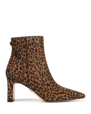 Women's Saige Animal Print Calf Hair Ankle Boots