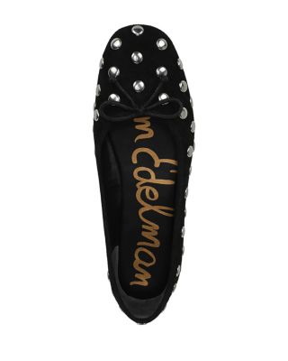 Women&#39;s Alie Stud Leather Ballet Flats