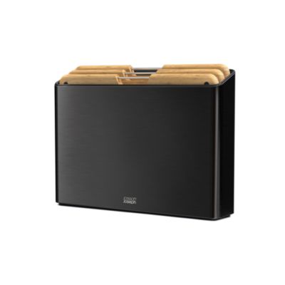 Folio 3 Piece Bamboo Cutting Board Set with Stainless Steel Case