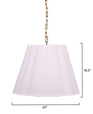 Scalloped Hanging Pendant