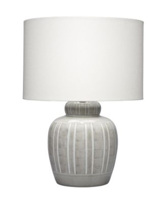 Jamie Young - Arthur Ceramic Table Lamp with Linen Shade