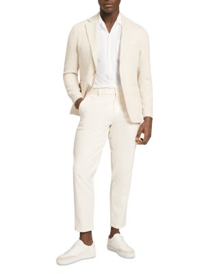 Rusticj Regular Fit Textured Bouclé Cotton Blend Blazer