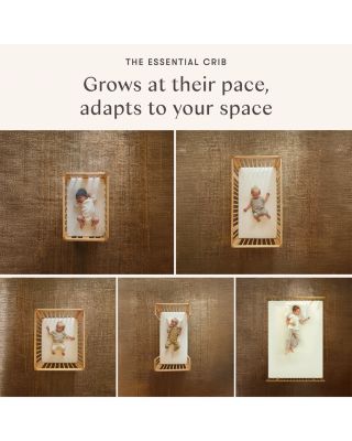 Rolli 9 in 1 Convertible All Stages&reg; Crib with Bassinet & Toddler Bed Conversion Kits