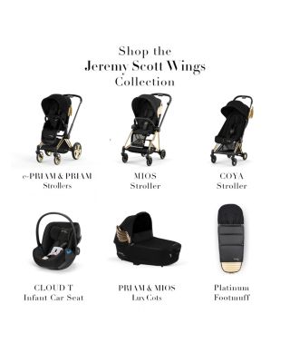 Cloud T Comfort Extend Infant Car Seat with SensorSafe - Jeremy Scott Wings
