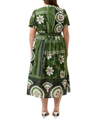 Ethereal Tile Print Dress