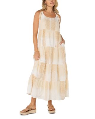 Tie Strap Tiered Dress