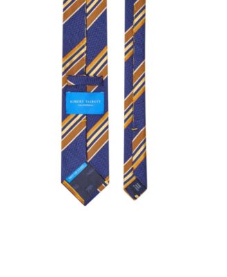  Robert Multi Stripe Basket Weave Necktie