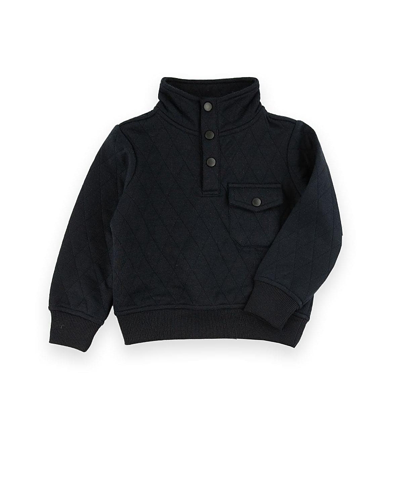 Sovereign Code Columbia Mock Neck Sweatshirt - Baby In Black