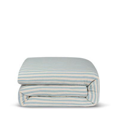 Pembroke Stripe Linen Blend Duvet Cover, Queen