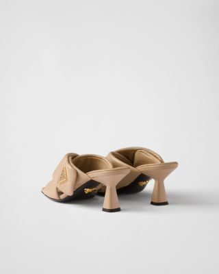 Women's Padded Nappa Leather Sandals