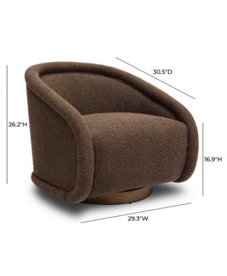 Rory Boucle Swivel Chair