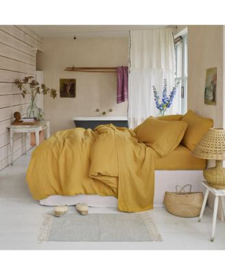 Linen Blend Duvet Cover, Queen