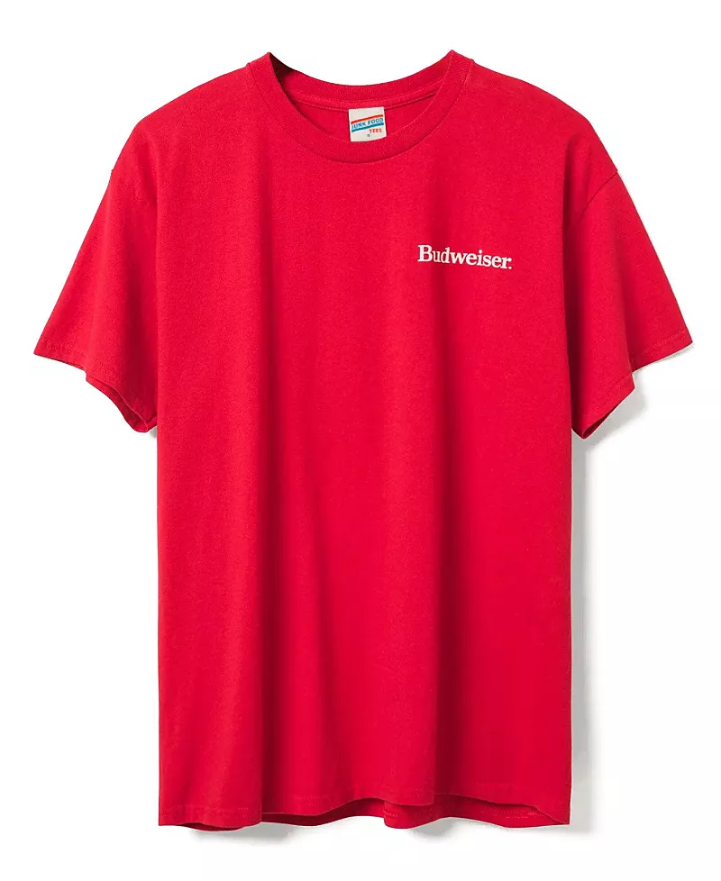 Junk Food Clothing Unisex Budweiser Label Flea Market Tee
