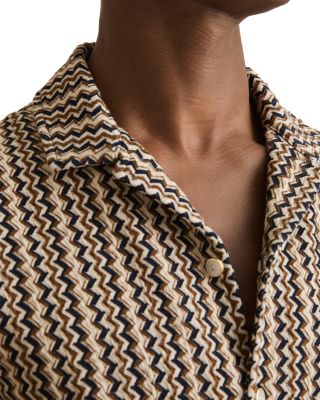 Vallata Printed Camp Shirt