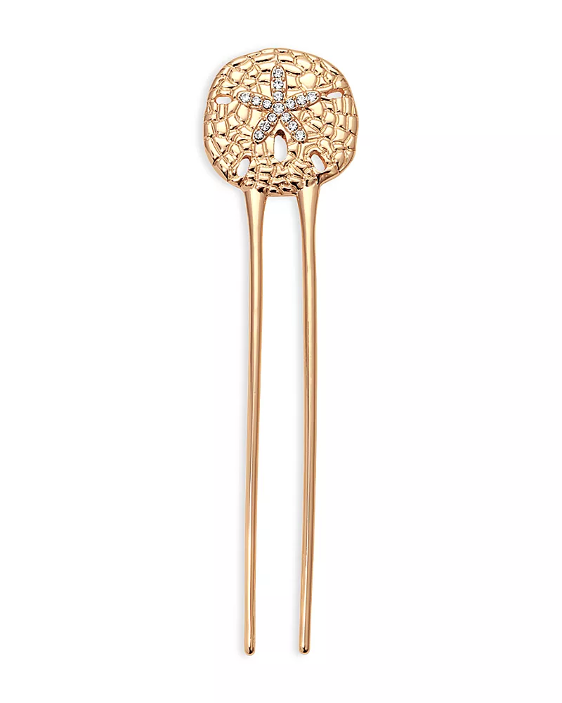 Ettika Crystal Sand Dollar Hair Pin