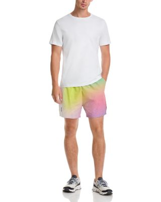 Printed Drawstring 5" Court Shorts