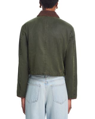 Waxed Cropped Jacket