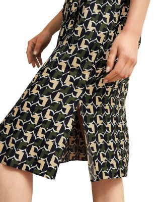 Kalinda Geometric Print Dress