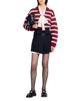 Tailored Ruffled Shorts