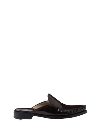 Women's Brushed Leather Mules