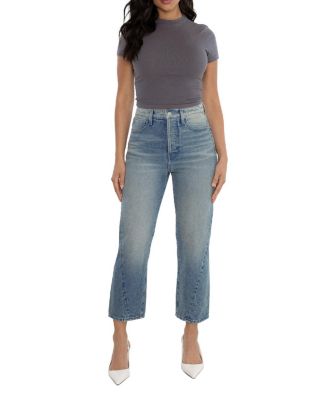 Gail Mini Barrel Jeans in Denim Wash