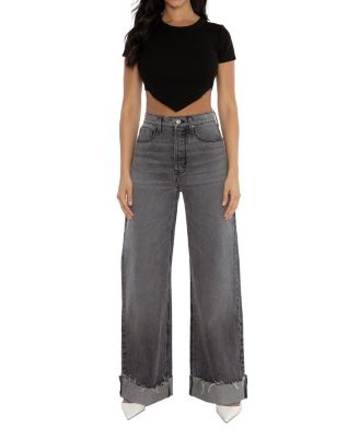  High Rise Adeline Cuffed Jeans