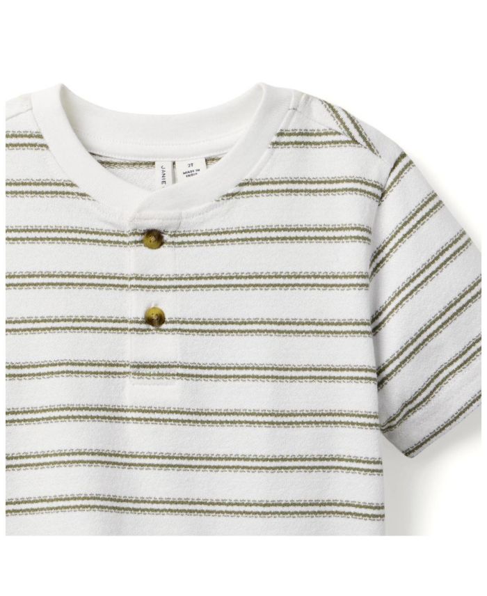 Boys' Stripe Henley T-Shirt - Little Kid, Big Kid