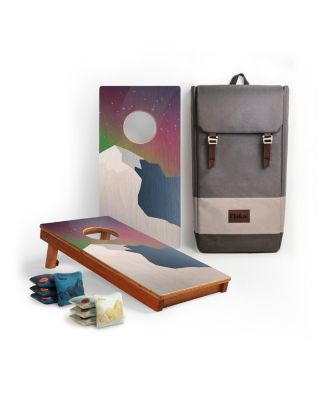 1ft x 2ft Mahogany Pathfinder Cornhole Board Set