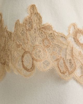 Platinum Wool Blend Land Band Turtleneck Sweater