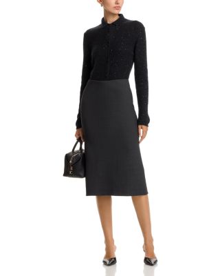 Sequin Knit Button Front Shirt