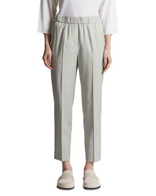 Peserico - Wool Blend Pull On Pants