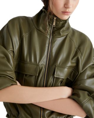 Loretta Faux Leather Jacket